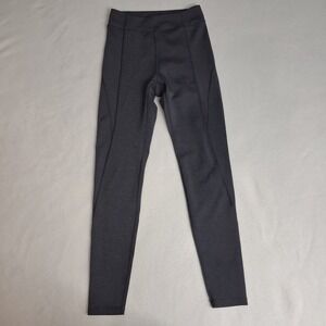 Ivy Park Womens High Waisted Activewear Sporty Leggings Charcoal Gray Size Small